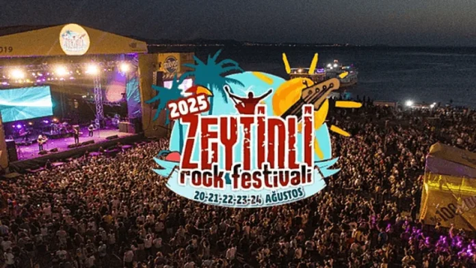Zeytinli Rock Festivali 2025 logolu görsel