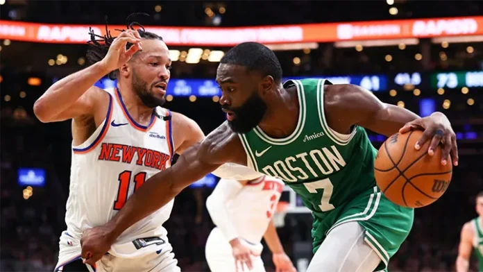 NBA on Prime 2025-26 sezon programı kapsamında Boston Celtics ve New York Knicks açılış maçında karşı karşıya geliyor.
