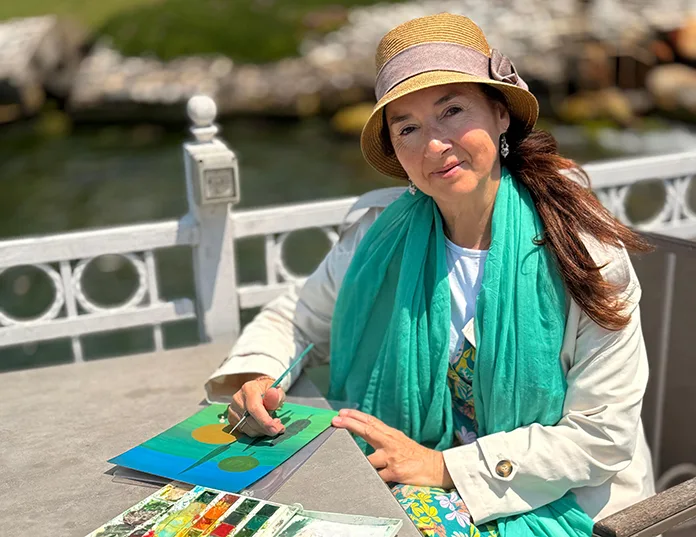 Nefes sergisini hayata geçiren sanatçı Gaye Özen