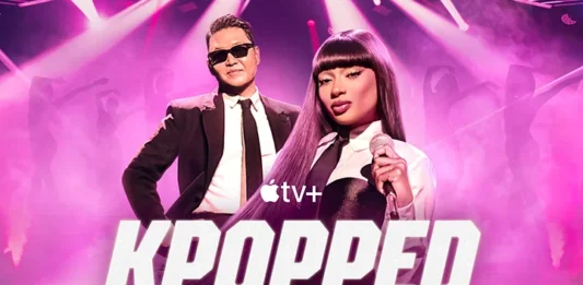 PSY ve Megan Thee Stallion'ın yer aldığı KPOPPED afişi