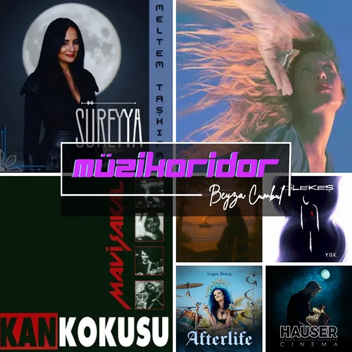 MüziKoridor MüziKoridor yazısında geçen şarkı kapaklarının kolajı
