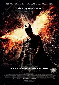 Kara Şövalye Yükseliyor (The Dark Knight Rises) film afişi