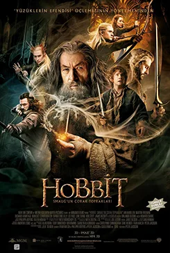 Hobbit: Smaug'un Çorak Toprakları (The Hobbit: The Desolation of Smaug) film afişi