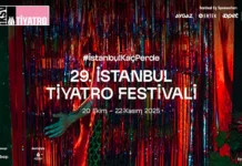 29. İstanbul Tiyatro Festivali yatay afiş