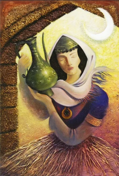 Ressam Pervane Alizade 3 Ressam Pervane Alizade'nin bir eseri