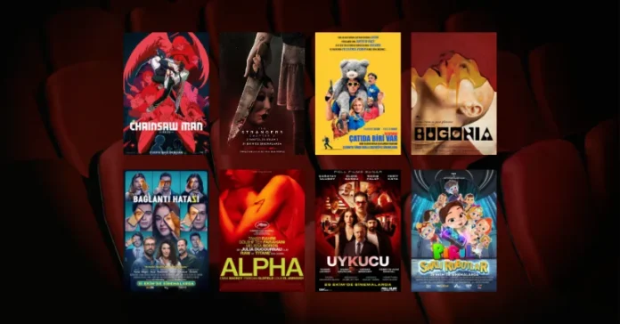 Bu Hafta Vizyona Giren 8 Film (31 Ekim 2025) 31 Ekim 2025 haftasında vizyona giren filmlerin afişleri: Chainsaw Man - The Movie: Reze Arc (Gekijô-ban Chensô Man Reze-hen), Ziyaretçiler: Bölüm 2 (The Strangers: Chapter 2), Çatıda Biri Var (Roofman), Bugonia, Bağlantı Hatası, Alpha, Uykucu ve Pırıl: Saklı Robotlar