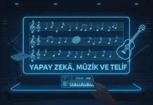 Yapay Zekâ, Müzik ve Telif Yapay zekâ, müzik ve Telif yazısının görseli