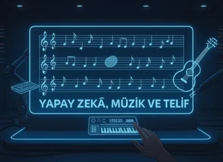 Yapay Zekâ, Müzik ve Telif Yapay zekâ, müzik ve Telif yazısının görseli