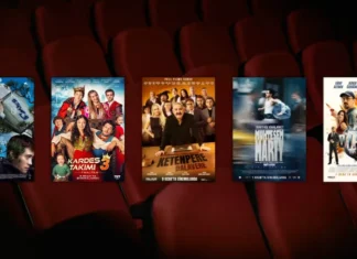 9 Ocak 2026 haftasında vizyona giren filmlerin afişleri: Başka Yolu Yok (No Other Choice), Kardeş Takımı 3, Ketenpere: Dalavere, Hizmetçi (The Housemaid) ve Atalarımızın Efsaneleri (Legendy nashikh predkov)