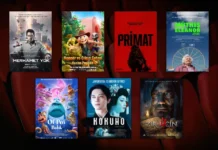 Bu Hafta Vizyona Giren Filmler (23 Ocak 2026) 23 Ocak 2026 haftasında vizyona giren filmlerin afişleri: Merhamet Yok (Mercy), Hopper ve Çılgın Çetesi Hazine Peşinde (Chickenhare and the Secret of the Groundhog), Primat (Primate), Müthiş Eleanor (Eleanor the Great), Of-Pof Balık (The Pout-Pout Fish), Kokuhô ve Zir-i Cin 4: Nesep Bağı