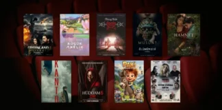 6 Şubat 2026 haftasında vizyona giren filmlerin afişleri: Greenland: Kıyamet (Greenland 2: Migration), Küçük Amélie (Little Amélie or the Character of Rain), Stray Kids: The dominATE Deneyimi (Stray Kids: The dominATE Experience), Ölümün Sesi (Whistle), Hamnet, Kanto, Hüddam 6: Cinnet, Paki ve Yeter Vurma Artık