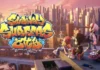 Subway Surfers’ın şehir yolculuğu başlıyor Subway Surfers City tanıtım görseli, şehir manzarasına karşı çatı üzerinde oturan karakterler