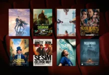 Bu Hafta Vizyona Giren Filmler (20 Şubat 2026) 20 Şubat 2026 haftasında vizyona giren filmlerin afişleri: Scarlet (Hateshinaki Sukâretto), Sığınak (Shelter), Ben Bir Yabancıydım (I Was a Stranger), Cam Sehpa, Chopin, Chopin!, Sesim Geliyor Mu? (Is This Thing On?), Gece Vardiyası (Late Shift) ve Muamma: Cenin-i Cin