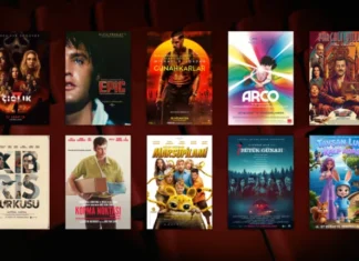 27 Şubat 2026 haftasında vizyona giren filmlerin afişleri: Çığlık 7 (Scream 7), EPiC: Elvis Presley Konserde (EPiC: Elvis Presley in Concert), Günahkârlar (Sinners), Arco, Parçalı Yıllar, Kıbrıs Türküsü, Kopma Noktası (Dead Man's Wire), Uzun Kuyruk Marsupilami (Marsupilami), 7 Büyük Günah ve Tavşan Luna: Kalp Adası