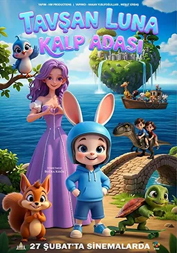 Tavşan Luna: Kalp Adası film afişi