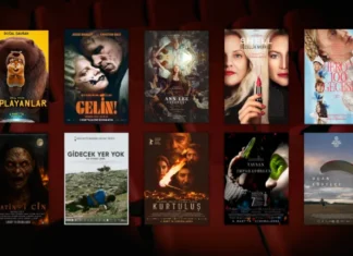 6 Mart 2026 haftasında vizyona giren filmlerin afişleri: Hoplayanlar (Hoppers), Gelin! (The Bride!), Ann Lee Efsanesi (The Testament of Ann Lee), Shell: Güzellik Merkezi (Shell), Hero'nun 100 Gecesi (100 Nights of Hero), Şeyatin-i Cin, Gidecek Yer Yok (No Other Land), Kurtuluş, Tavşan İmparatorluğu ve Uçan Köfteci