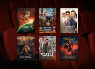 20 Mart 2026 haftasında vizyona giren filmlerin afişleri: Kurtuluş Projesi (Project Hail Mary), Şampiyon Keçi: Tüm Zamanların En İyisi (GOAT), Kardeşler Araştırma, Saklambaç 2 (Ready or Not 2: Here I Come), Çatlı ve Güvercin Terbiyecisi