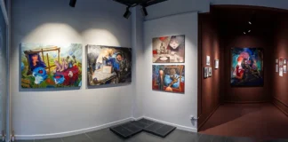 Eren Kenar ile The Green Lotus Üzerine Eren Kenar - The Green Lotus sergisi panoramik görünüm