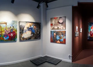 Eren Kenar - The Green Lotus sergisi panoramik görünüm