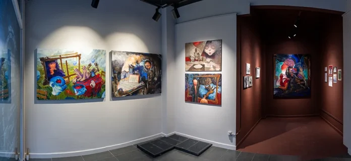 Eren Kenar - The Green Lotus sergisi Eren Kenar - The Green Lotus sergisi panoramik görünüm