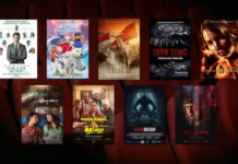 10 Nisan 2026 haftasında vizyona giren filmlerin afişleri: Nasıl Katil Olunur (How to Make a Killing), Kutup Kahramanları (Arctic Heroes), Timur: Bir Fatih'in Yükselişi (Tamerlane: Rise of the Last Conqueror), Iron Lung, Açlık Oyunları (The Hunger Games), Bitmesin Hikayemiz (Tak Ingin Usai di Sini), Kopya Kağıdı (Bershama), Karabasan ve KUL dilemma