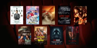 10 Nisan 2026 haftasında vizyona giren filmlerin afişleri: Nasıl Katil Olunur (How to Make a Killing), Kutup Kahramanları (Arctic Heroes), Timur: Bir Fatih'in Yükselişi (Tamerlane: Rise of the Last Conqueror), Iron Lung, Açlık Oyunları (The Hunger Games), Bitmesin Hikayemiz (Tak Ingin Usai di Sini), Kopya Kağıdı (Bershama), Karabasan ve KUL dilemma