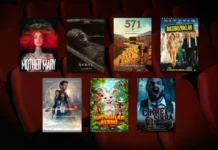 17 Nisan 2026 haftasında vizyona giren filmlerin afişleri: Mother Mary, Lee Cronin'den Mumya (Lee Cronin's The Mummy), 571 Rahmet Peygamberi Hz. Muhammed (sas), Başıbozuklar, Largo Winch: Dünyanın Durduğu An (The Price of Money: A Largo Winch Adventure), Hayvanlar Alemi (Animal Adventures: Save the Forest) ve Cinnet-i Sırra