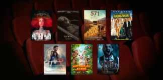 17 Nisan 2026 haftasında vizyona giren filmlerin afişleri: Mother Mary, Lee Cronin'den Mumya (Lee Cronin's The Mummy), 571 Rahmet Peygamberi Hz. Muhammed (sas), Başıbozuklar, Largo Winch: Dünyanın Durduğu An (The Price of Money: A Largo Winch Adventure), Hayvanlar Alemi (Animal Adventures: Save the Forest) ve Cinnet-i Sırra