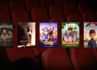 24 Nisan 2026 haftasında vizyona giren filmlerin afişleri: Geçmişin Kokusu, Michael, Cesur Hayvanat Bahçesi Sakinleri (Night of the Zoopocalypse), Marakuda: Taş Devri Efsanesi, 1881 Atatürk: Bir Liderin Doğuşu