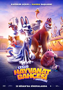Cesur Hayvanat Bahçesi Sakinleri (Night of the Zoopocalypse) film afişi