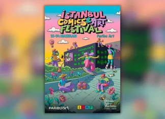 9. İstanbul Comics and Art Festival afişi