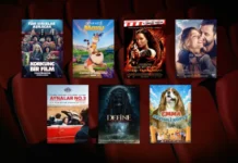Bu Hafta Vizyona Giren Filmler (5 Haziran 2026) 5 Haziran 2026 haftasında vizyona giren filmlerin afişleri: Korkunç Bir Film (Scary Movie), Cesur Kedi Moxy (Miss Moxy), Açlık Oyunları 2: Ateşi Yakalamak (The Hunger Games: Catching Fire), İkimizin Yerine, Aynalar No. 3 (Miroirs No. 3), Define: Cinler Uyandı ve Emma Sevimli Köpek