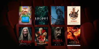19 Haziran 2026 haftasında vizyona giren filmlerin afişleri: Oyuncak Hikayesi 5 (Toy Story 5), Koloni (Colony), Robin Hood'un Ölümü (The Death of Robin Hood), Normal, Cinhar, Romantik Kahraman (The Gentleman), Dakhul ve Açlık Oyunları: Alaycı Kuş Bölüm 2 (The Hunger Games: Mockingjay - Part 2)