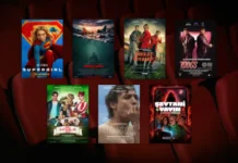 26 Haziran 2026 haftasında vizyona giren filmlerin afişleri: Supergirl, Derin Kabus (Deep Water), Dikkat: Kıyamet! (Cold Storage), 7 Dogs, Sihirli Hayvanlar Okulu (School of Magical Animals 4), Serseri (Urchin) ve Şeytani Yayın (#ChadGetstheAxe)
