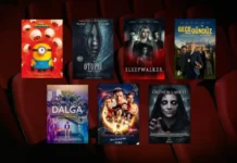 Bu Hafta Vizyona Giren Filmler (3 Temmuz 2026) 3 Temmuz 2026 haftasında vizyona giren filmlerin afişleri: Minyonlar ve Canavarlar (Minions & Monsters), Otopsi (The Mortuary Assistant), Uyurgezer (Sleepwalker), Virginia Woolf'tan Gece & Gündüz, (Virginia Woolf's Night & Day), Dalga (The Wave), Örümcek-Adam: Eve Dönüş Yok (Spider-Man: No Way Home) ve Ölünün Laneti