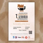 1. Uluslararası Çanakkale Seramik Sempozyumu 1. Uluslararası Çanakkale Seramik Sempozyumu afişi