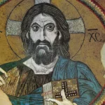 Orta Bizans Dönemi Kilise Mozaik Hiyerarşisi Pantokrator İsa Mozaiği görseli