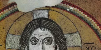Orta Bizans Dönemi Kilise Mozaik Hiyerarşisi Pantokrator İsa Mozaiği görseli