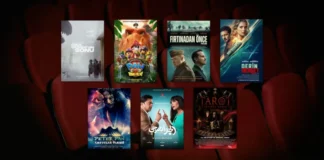14 Ağustos 2026 haftasında vizyona giren filmlerin afişleri: Oak Caddesi'nin Sonu (The End of Oak Street), Paw Patrol: Dino Filmi, (Paw Patrol: The Dino Movie), Fırtınadan Önce (Pressure), Derin Dehşet (Above and Below), Peter Pan Kabuslar Ülkesi (Peter Pan's Neverland Nightmare), Kuyumcu (El Gawahergy) ve Tarot: Yeniden Doğuş