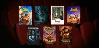 Bu Hafta Vizyona Giren Filmler (21 Ağustos 2026) Alt metin: 21 Ağustos 2026 haftasında vizyona giren filmlerin afişleri: Cesur Denizciler: Okyanus Macerası (Lydia and the Mist Ride), Ruhlar Bölgesi: Aramızdalar (Insidious: Out of The Further), Davet (The Invite), Evcil Kahramanlar (Gracie and Pedro: Pets to the Rescue), Gerçek Kayıtlar: Vaka 7, Fırtına Ekip Yollarda ve Tempus