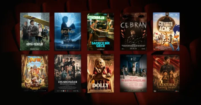 Bu Hafta Vizyona Giren Filmler (28 Ağustos 2026) 28 Ağustos 2026 haftasında vizyona giren filmlerin afişleri: Köpek ve Yıldızlar (The Dog Stars), Harry Potter ve Felsefe Taşı (Harry Potter and the Sorcerer's Stone), Sadece Bir Gece (One Night Only), Cebran, Coyote Acme'ye Karşı (Coyote v. Acme), Tad'ın Sihirli Lambası (Tad and the Magic Lamp), Dışarıdakiler: Bir Zamanlar Almanya'da, Dolly, Kuşatma Kayıtları (Chronicles from the Siege) ve Atatürk: Zaferin Şafağı