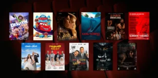 11 Eylül 2026 haftasında vizyona giren filmlerin afişleri: Konuşan Hayvanlar (Evolution), Arabalar (Cars), Aşkın Büyüsü 2 (Practical Magic 2), Kanlı Körfez (The Bay), 12 Savaşçı, İçimdeki Yabancı (L'inconnue, The Unknown), Ayağını Denk Al (Khaly Balak Min Nafsak), Konu Ne? (El Kalam Ala Eh), Şahin ve Kanarya (Saqr w Kanaria), Baab: Cinler Alemi (Baab) ve İbret 2: Lanetli Kız