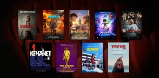 18 Eylül 2026 haftasında vizyona giren filmlerin afişleri: Resident Evil, Sınırsız (Runner), Melodi ve Neşeli Notalar, Ayı Kardeşler: Macera Ekibi (Boonie Bears: Future Reborn), Kumar, Kehanet (Sacrifice), Tek Başına, Okay! Madam 2 ve Tavuk (Hen)